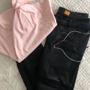 Faux leather Pilcro’s